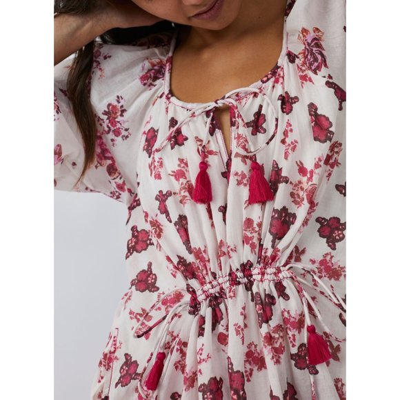 FREE PEOPLE Camella Mini Dress / Ivory Combo NWT - Picture 9 of 12